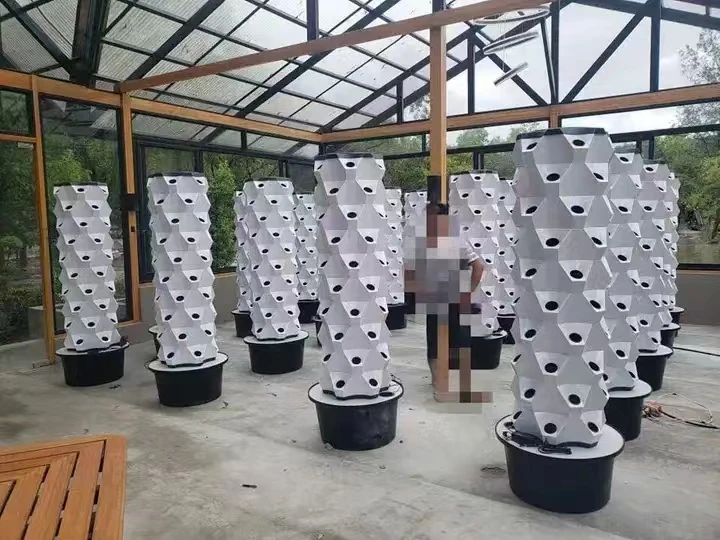 Парниковая Вертикальная гидропоника система выращивания пищевых продуктов ABS Tower садовая ананасовая башня