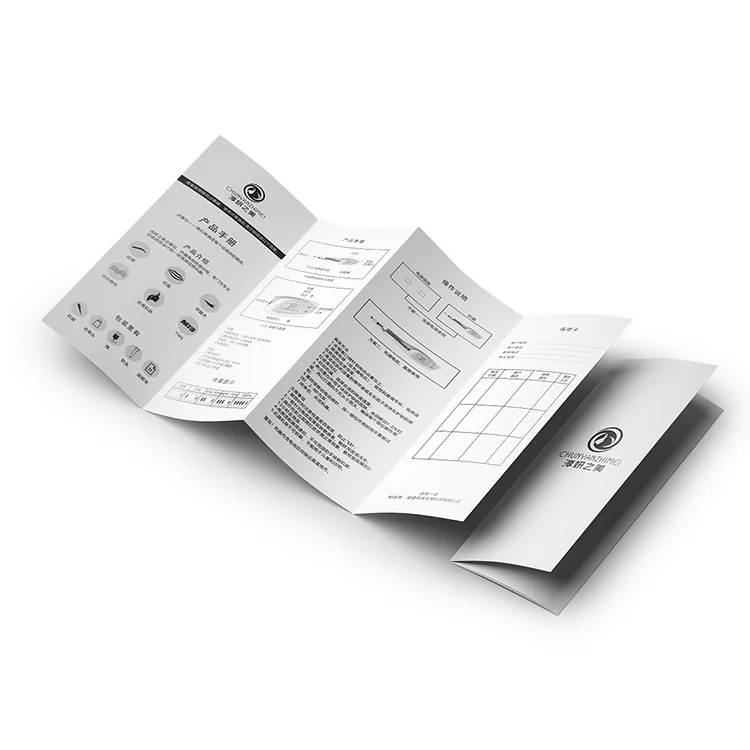 Wholesale Custom Design Printed Promotional Advertising Folded Booklet Leaflet Flyer Brochure Printing Service Printing Flyer