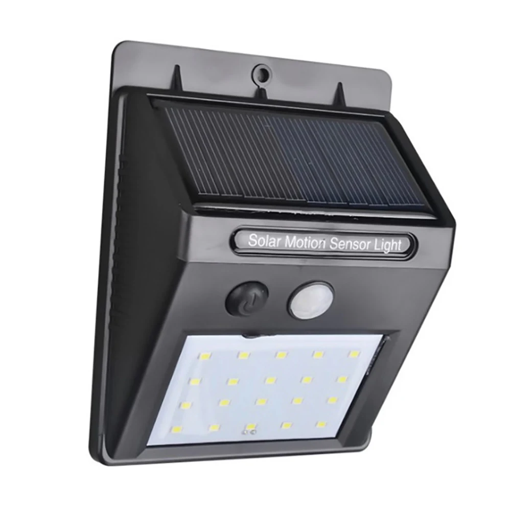20 SMD LED Wireless light Waterproof IP65 Light 3W Motion Sensor Solar Lamp For Wall Street Garden