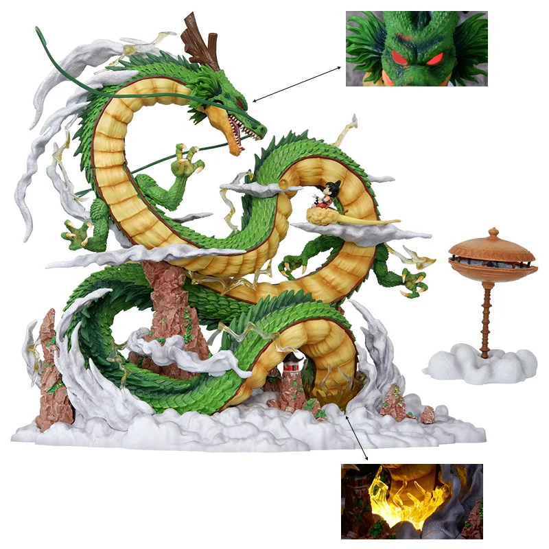 New arrival GK Dragon Balls Z Action Figure Big size Shenron Somersault cloud goku Figurine Model Toys Dolls