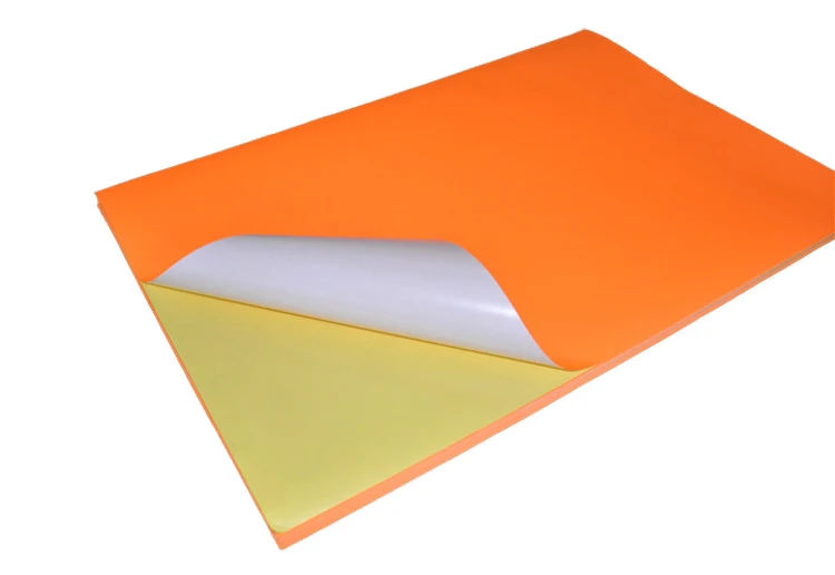 High Quality Custom Size Self Adhesive Fluorescent Vinyl Film
