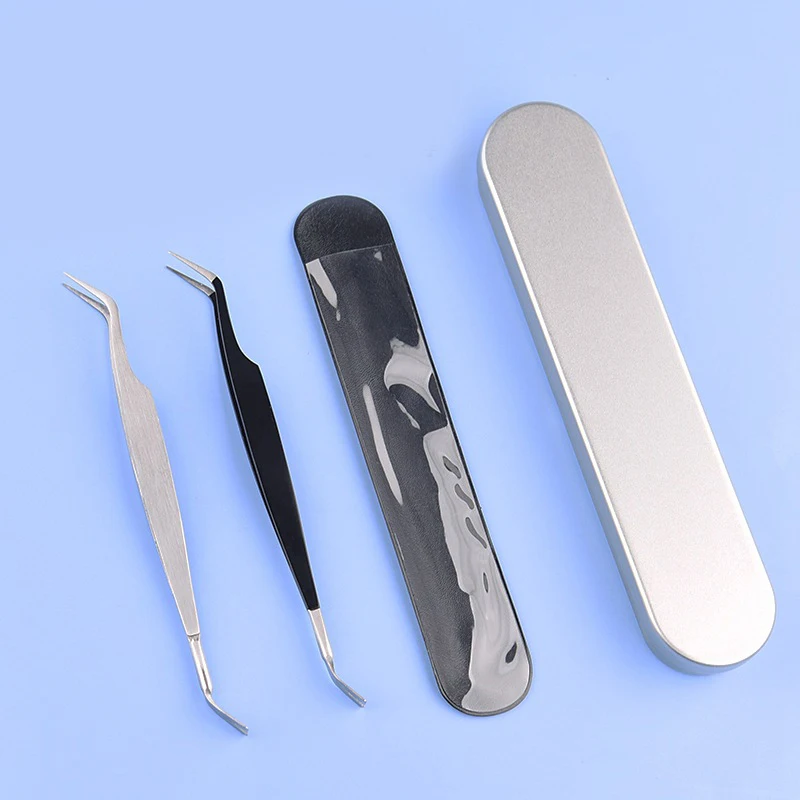 Dogs Cats Lice Removal Tool Set Stainless Steel Tweezers pet flea tick remover Cleaning Tools pet grooming products