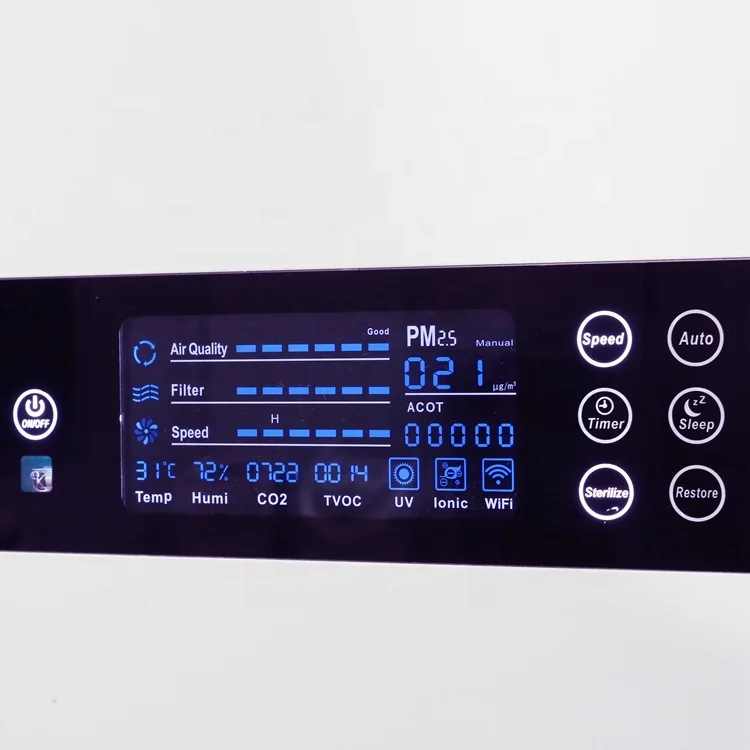 High Performance use air cleaner hepa filter uv air purifier Home Plasma Air Cleaners