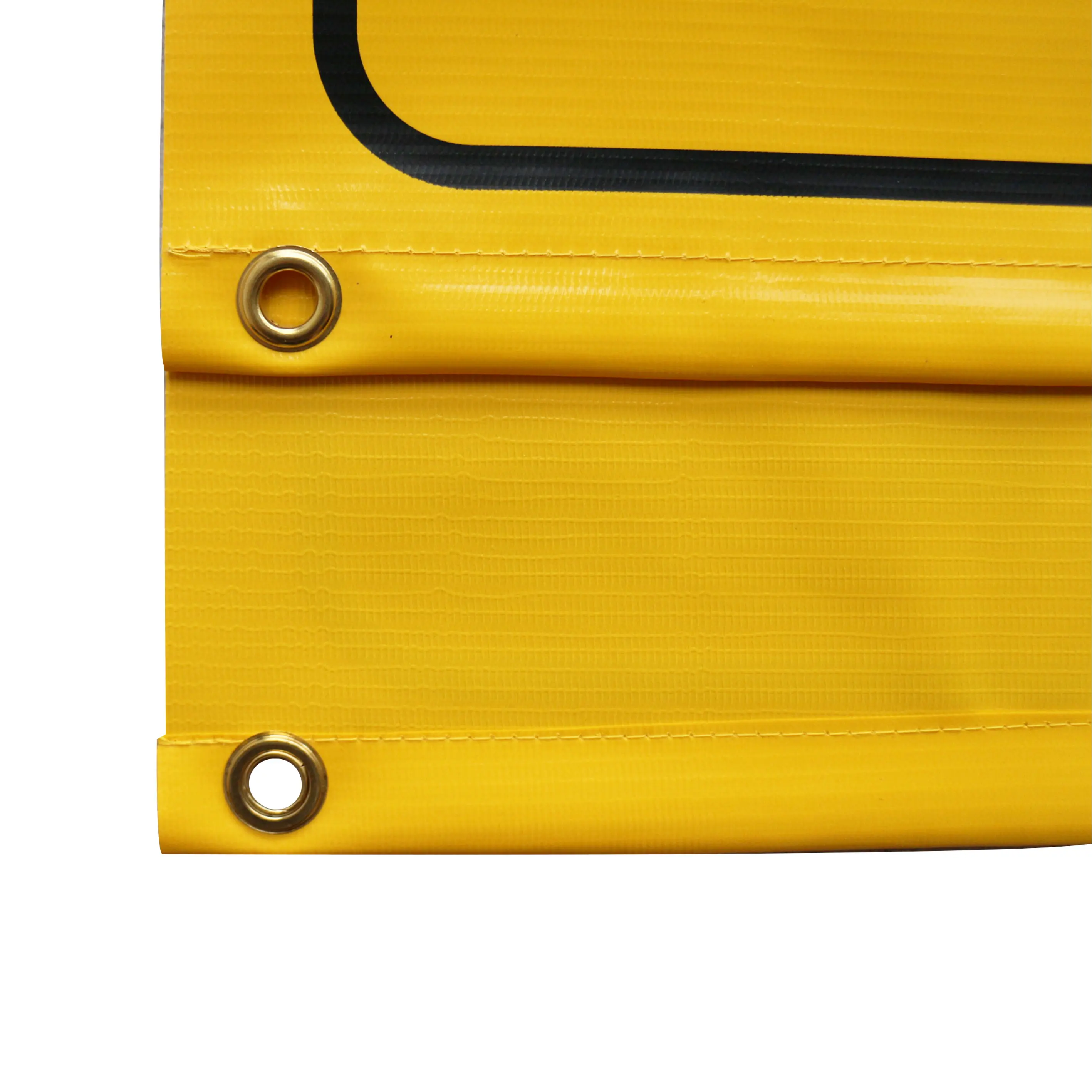 Reflective Australia 1200x450 MM Wide Long Vehicle Truck Tie Ropes Class 2 Reflective Vinyl Oversize Load Banner