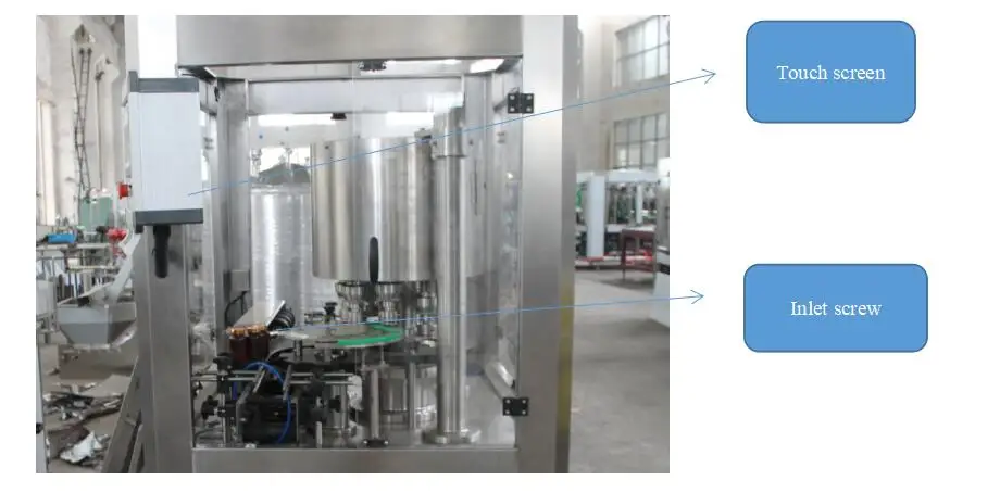 Yufeng 6 heads glass bottle beer sealing machine/beer sealer/beer filling line