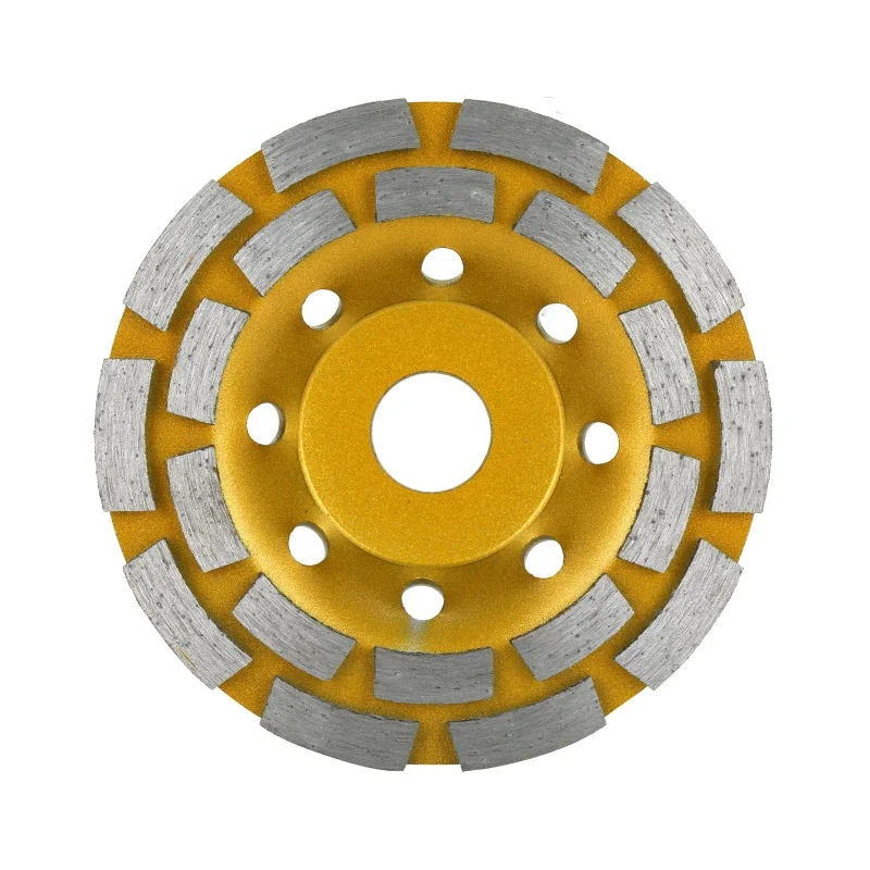 Алмазный шлифовальный режущий диск Cheaps 125 мм двойной сырой турборяд станок колесный для бетона мрамора кирпича