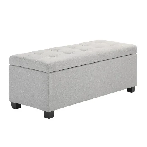 Wholesale Manufacturer Direct Delivery Living Room New Luxury Ottoman Stool Bench Velvet Ottoman Stool With Rectangle Shape