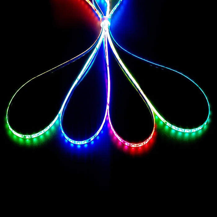 Energy Saving Home Indoor Ambient Light Decoration SMD5050 Lamp Strip Flexible Silicone Body Led RGB Strip Light