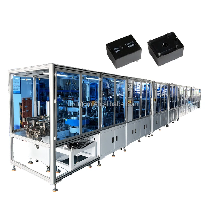 Full-automatic relay assembly machine electric many types Relays switch production line Suppliers