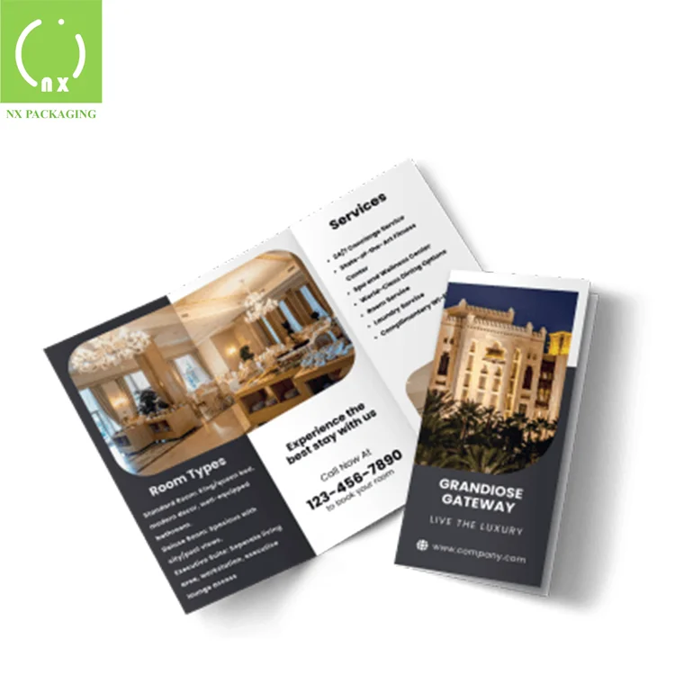 Custom Design Business Promotional Flyer Brochure Advertising Brochure Leaflet Printing Booklet
