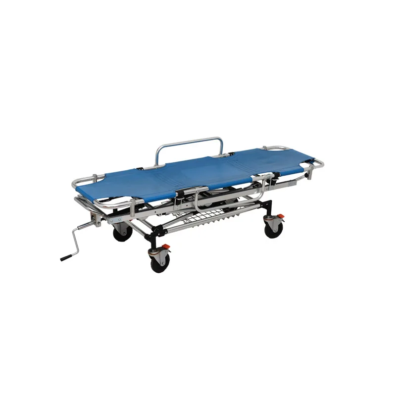 High Strength Folding Ambulance Stretcher Dimension with Wheels