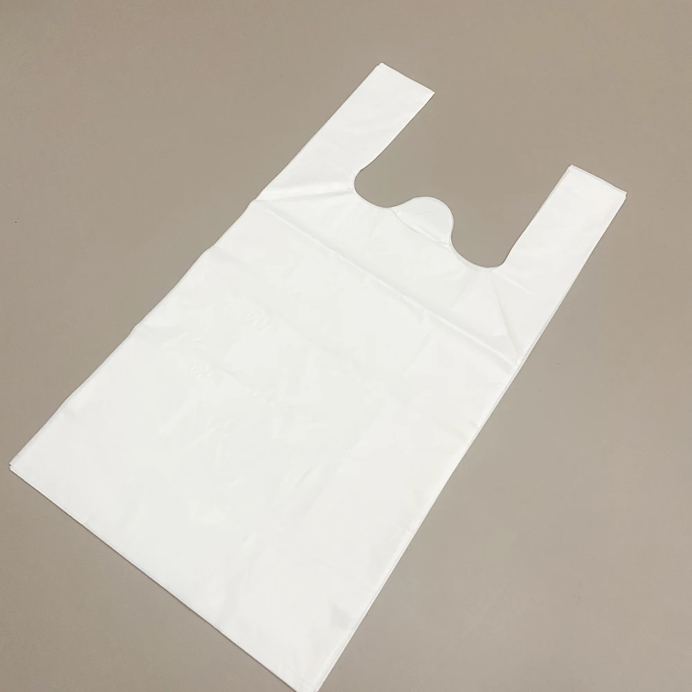 Corn Starch Pla Pbat Compostable Grocery Bag Carrier Handle T-Shirt Bag Biodegradable Green Supermarket T Shirt Shopping Bags