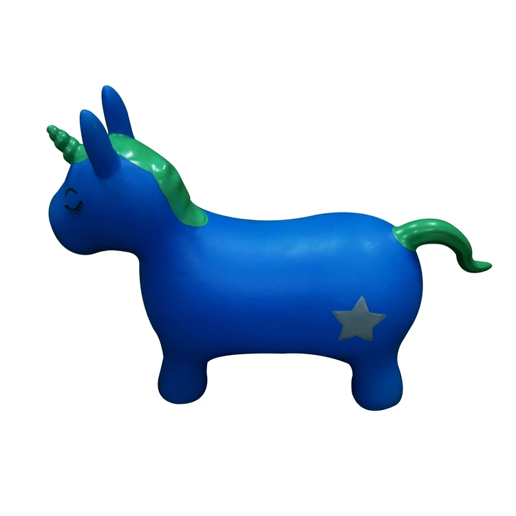 
Promotional custom color Kids Toy inflatable balloon animals jumping horse 