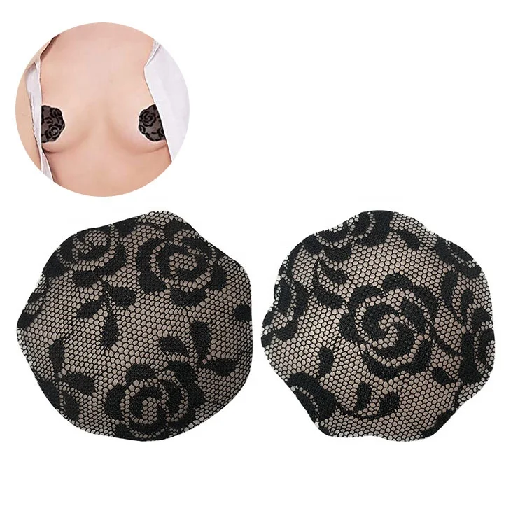 OEM/ODM 6.5CM flower Shape 1 Pair Cubierta de Pezon Adhesive Reusable Women Bra Pasties Nipple Cover Sexy