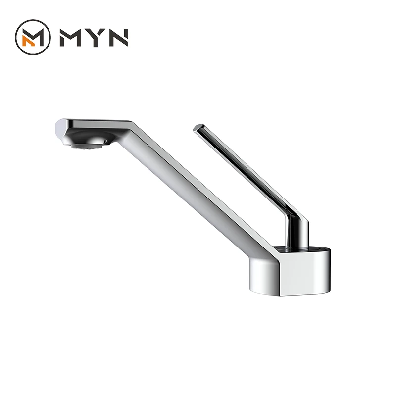 Single Handle Hole Gold Bathroom Basin Sink Taps Mixer Faucet For Bathroom