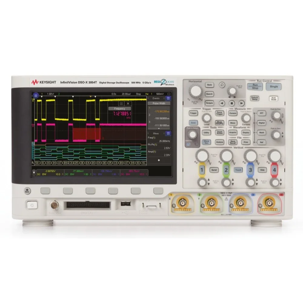 Keysight Technologies DSOX3054T InfiniiVision 3000 серии T X скамейка 500 МГц 4 канала аналогов 16