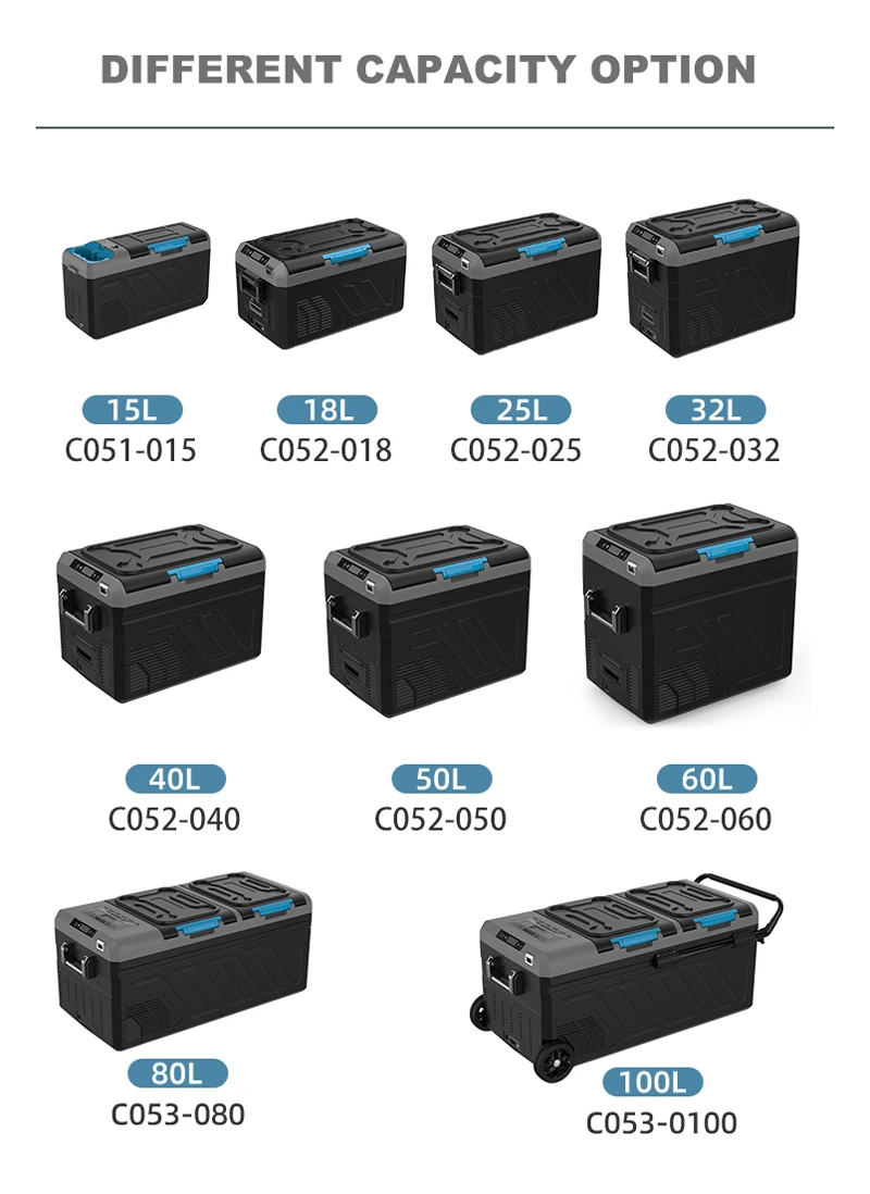 24V vehicle double door fridge 20L semiconductor hot and cold mini refrigerator car DC 12V Mini fridge refrigerators