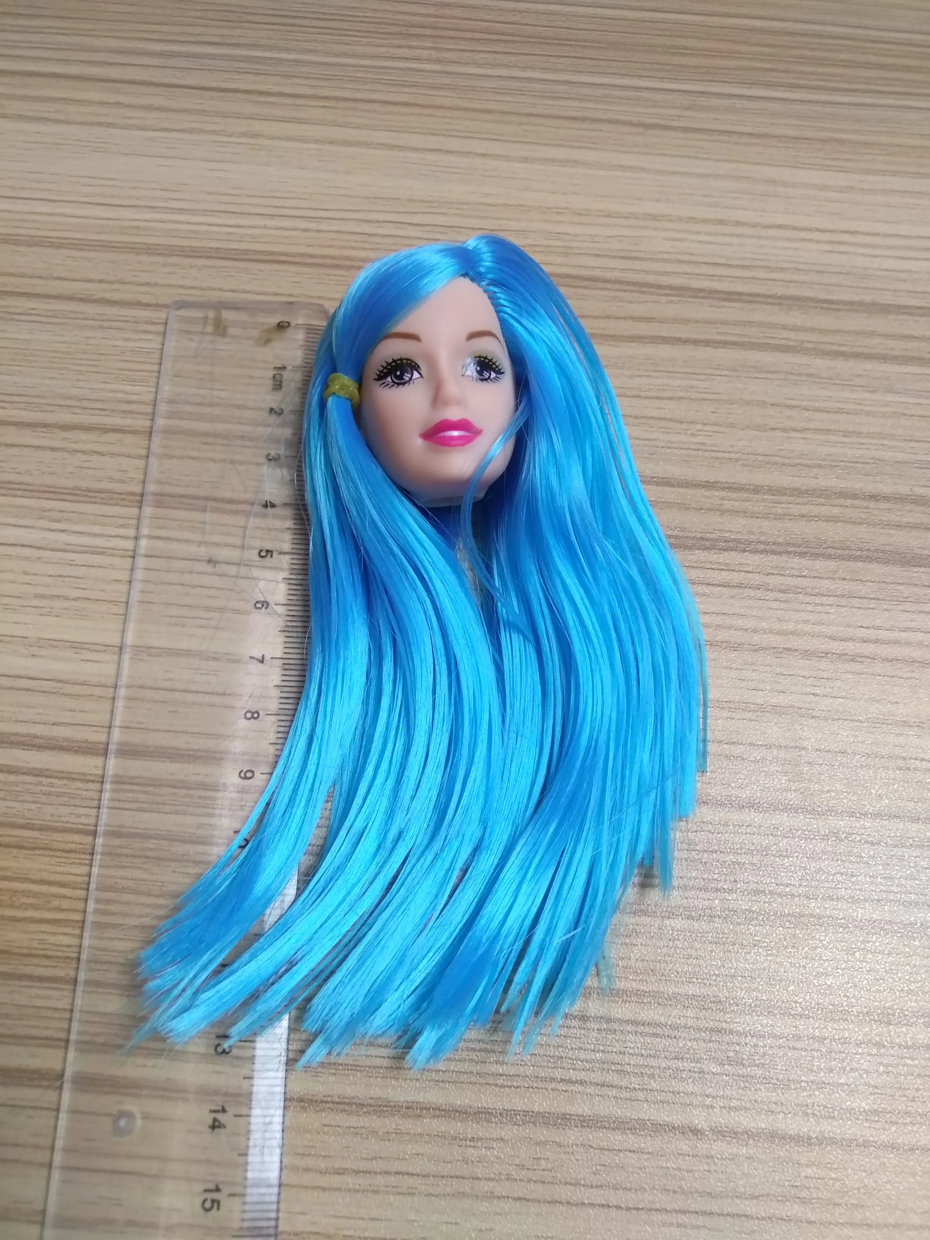 OEM half ready toy 11 inch  doll head with short hair doll head toy accessories