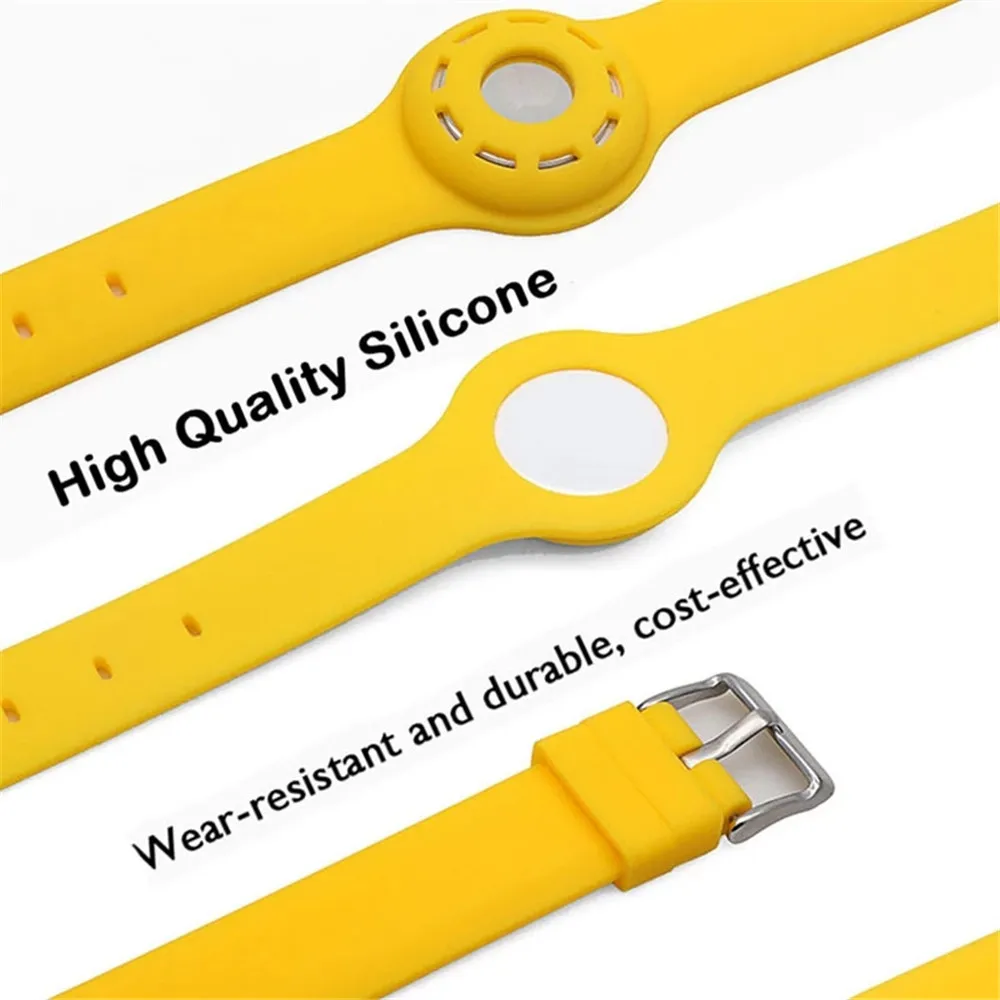 Luminous Cat Collars Silicone Necklace Solid Color Pet Tracking Locator Collar Anti Lost air tag Cat Collar