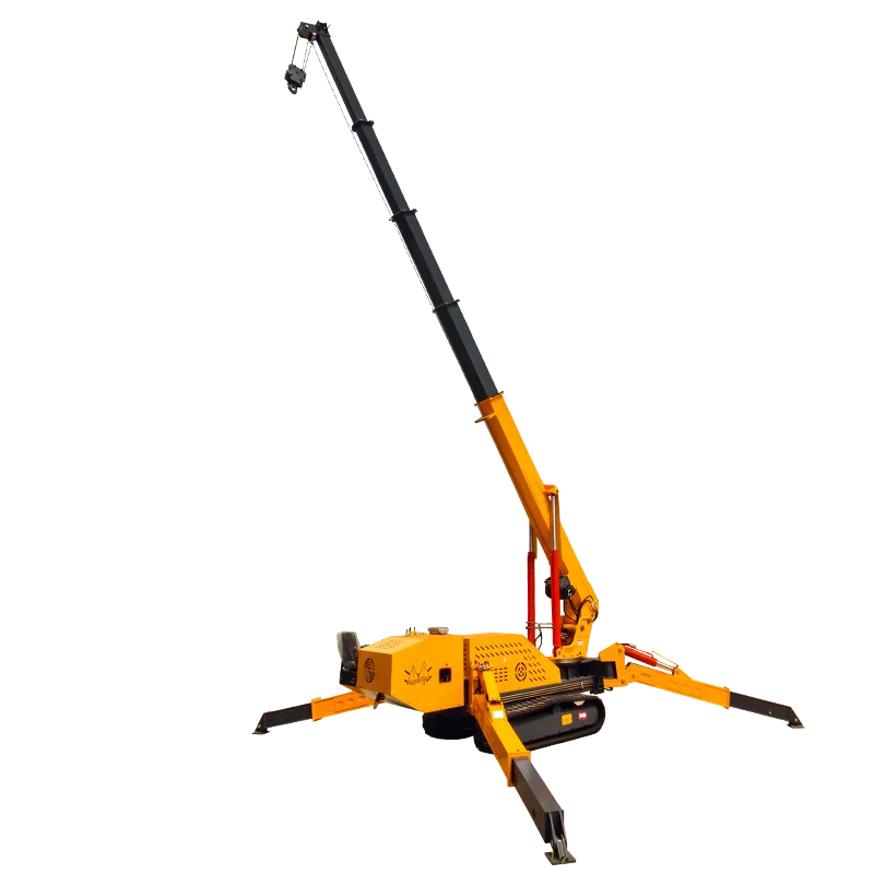 1T To 14T 8M To 24M Radio Control Telescopic Boom Jib Crawler Spider Crane Lift