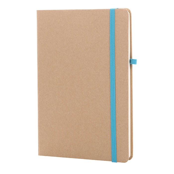 Wholesale A5 Kraft Paper Notebook with Custom Logo 96 Inner pages for Business Office ECO-Friendly Notebooks