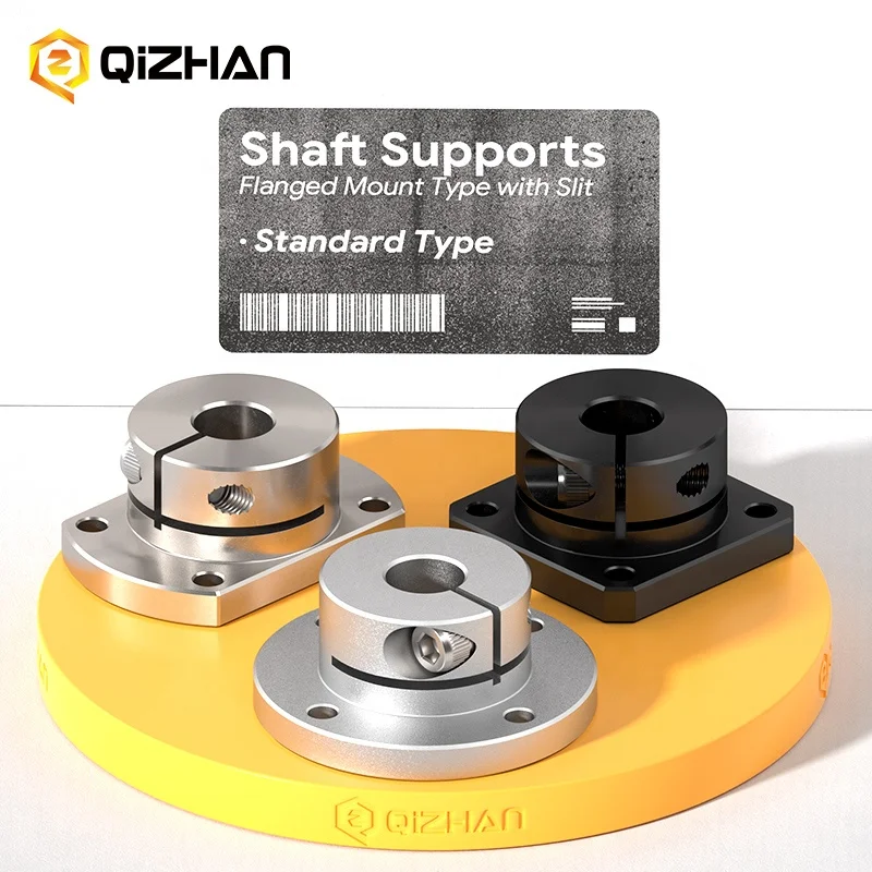 Oem Design Cnc Machining Din703 Double Split Face-Mount Shaft Bush Collars Axle Flange Mounting Shaft Collar