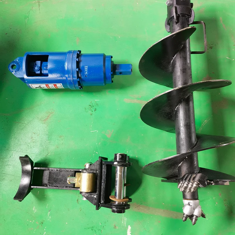 drainage system ZX-20000 quality earth auger drilling machine 80-170lpm alloy bit spiral drill