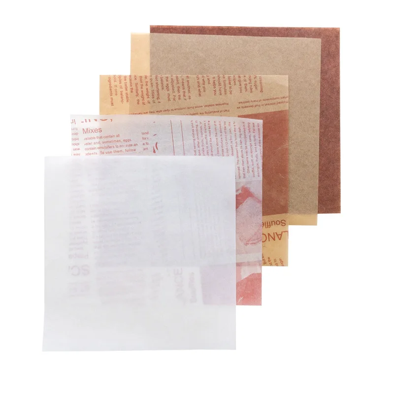 Custom Logo Print Precut Printer Packing Parchment Paper For Baking