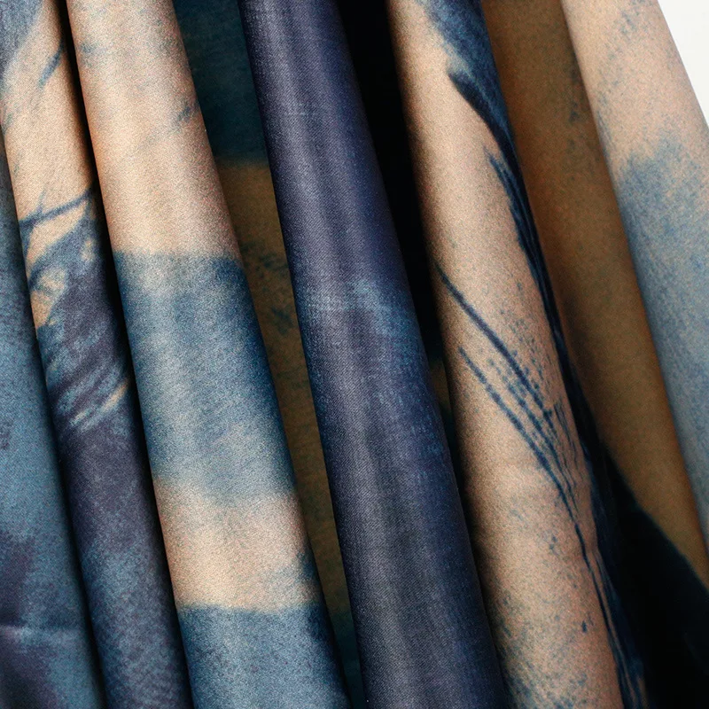 Digital printing fabric, fashion home textile fabric, imitated silk fabric