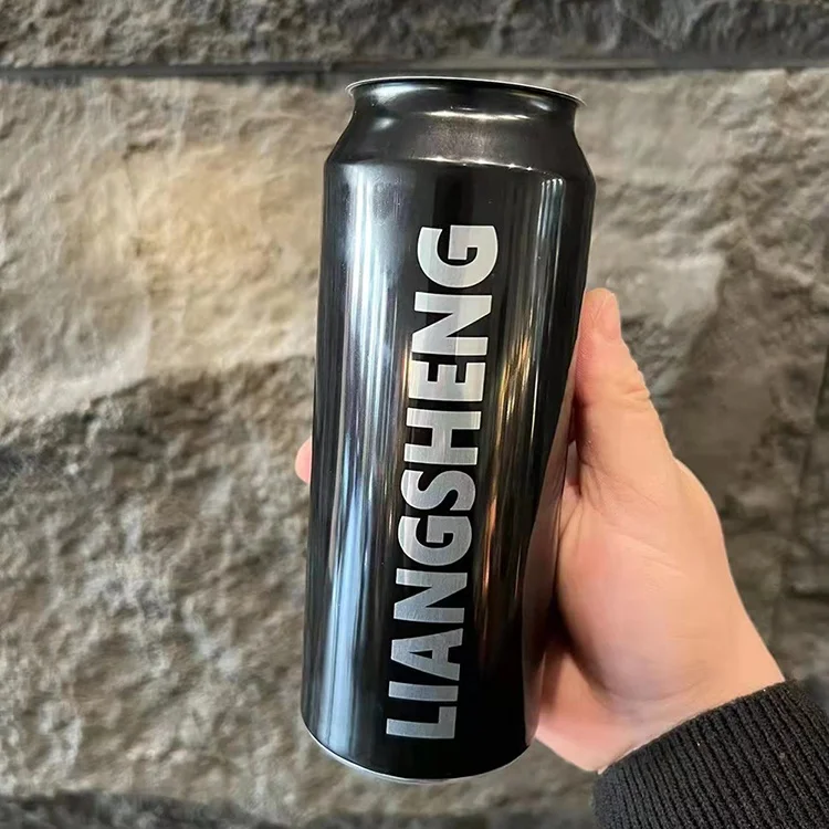 Wholesale Empty Aluminum Standard Tin Can Slim with Lid for Soda Juice Fruit Packing