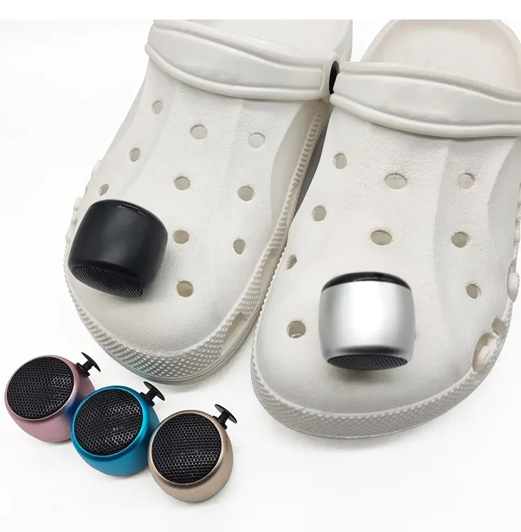 New creative outdoor portable mini wireless speaker for garden shoe