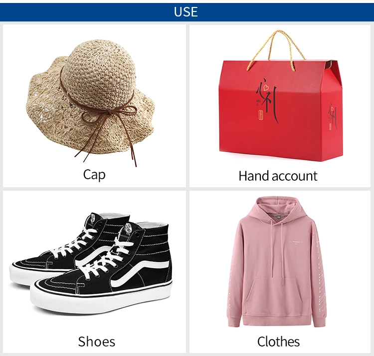 Premium Customizable Factory-Direct Shoebag Paper Bag with Flat Handle and Plastic Rope Wholesale with Cotton Rope Weaving Tape