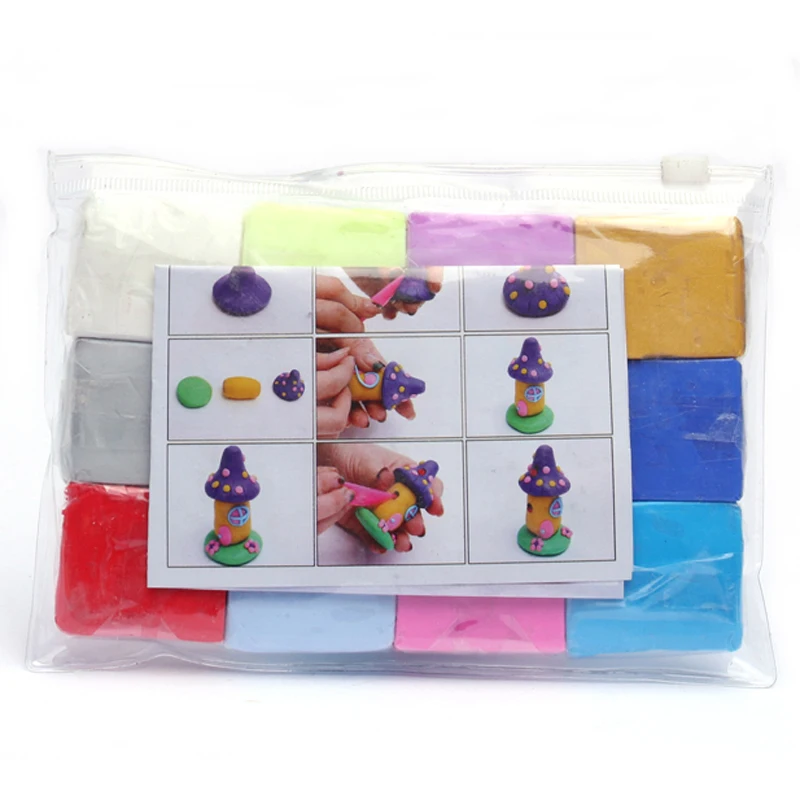 New Paper Box 12 Colors 20g Kids Educational Toys Polymer Clay