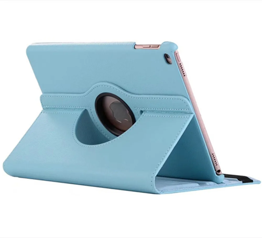 Smart Leather Cover for iPad 9.7 2018 2017 Stand Rotation Case Shell for Air 2 Air 1 for iPad 5 iPad 6 Hard Shell