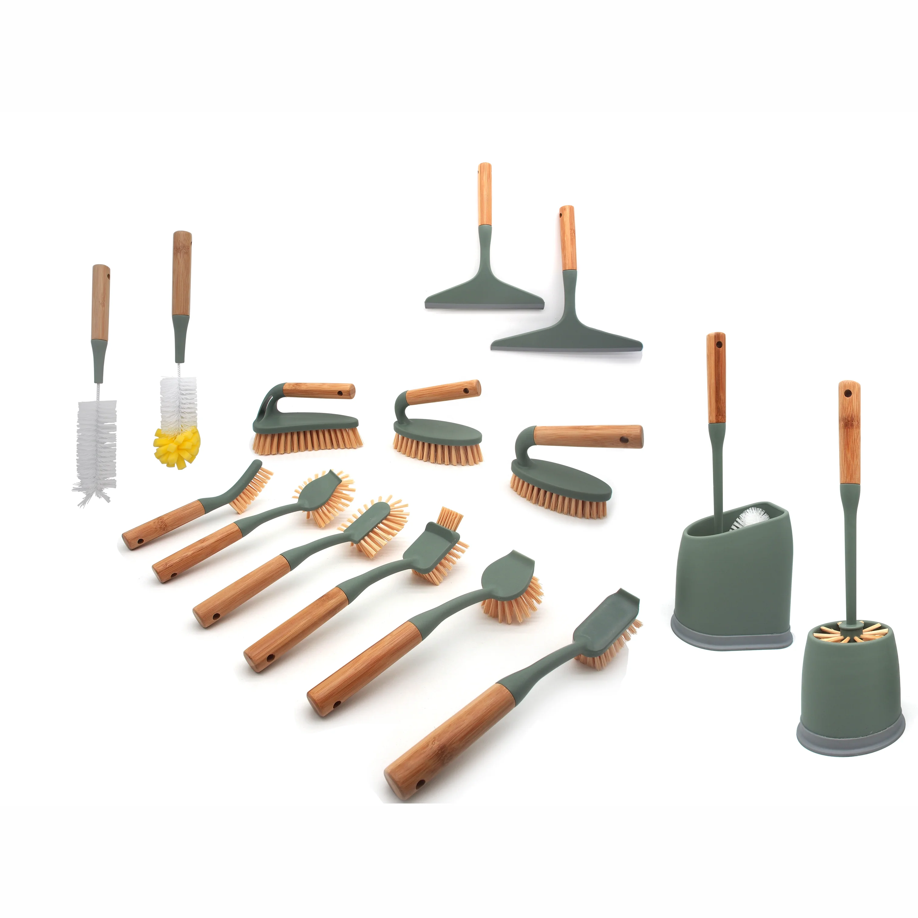 BSCI factory wooden bamboo dish wash brush set,eco dish washer scrubber brush wood,palm dish scrubber brush kitchen