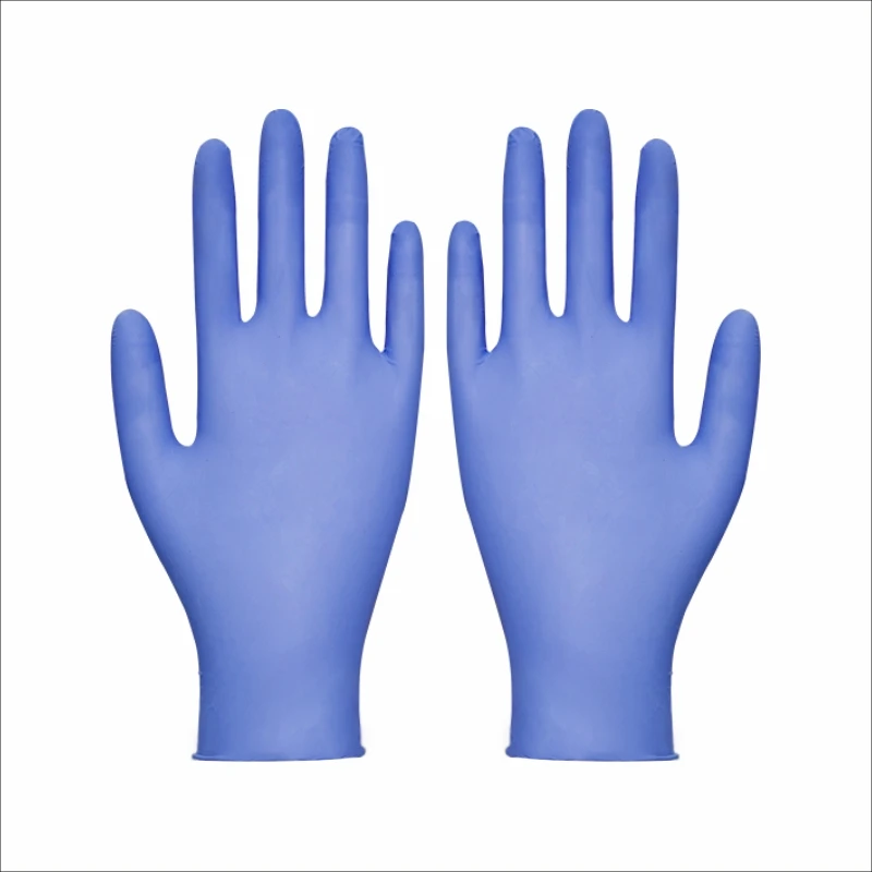 Disposable Nitrile Gloves Blue Free Powder Latex Free 3.5g for Food Contanct Baking Cooking gloves Waterproof Safety Gloves
