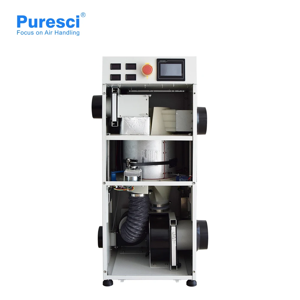 Energy Saving Desiccant Wheel 400m3/h Dehumidifier Humidity Control in Production Process