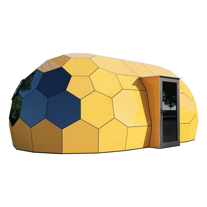 Outdoor camping spherical transparent space capsule hotel tent shade star glass room fashion new for family