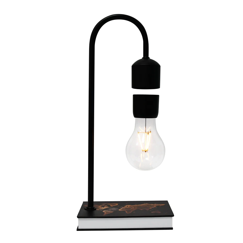 Factory Direct Sales Floating Lamp Levitating  Bulb Light Floating Levitating Table Lamp with wireless Charger