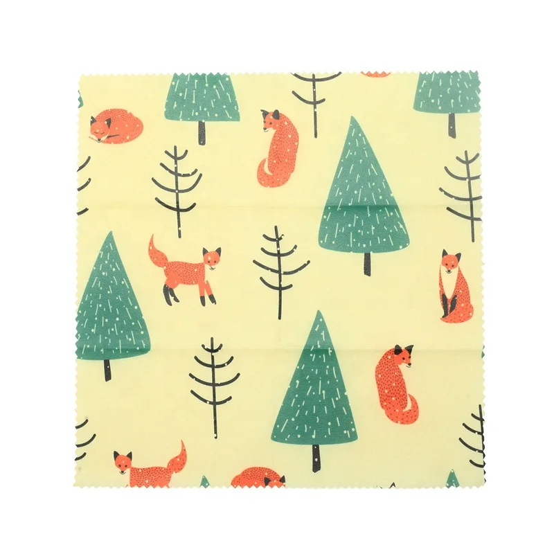 Eco-friendly packaging film with button rope storage rope color beeswax packaging film for food