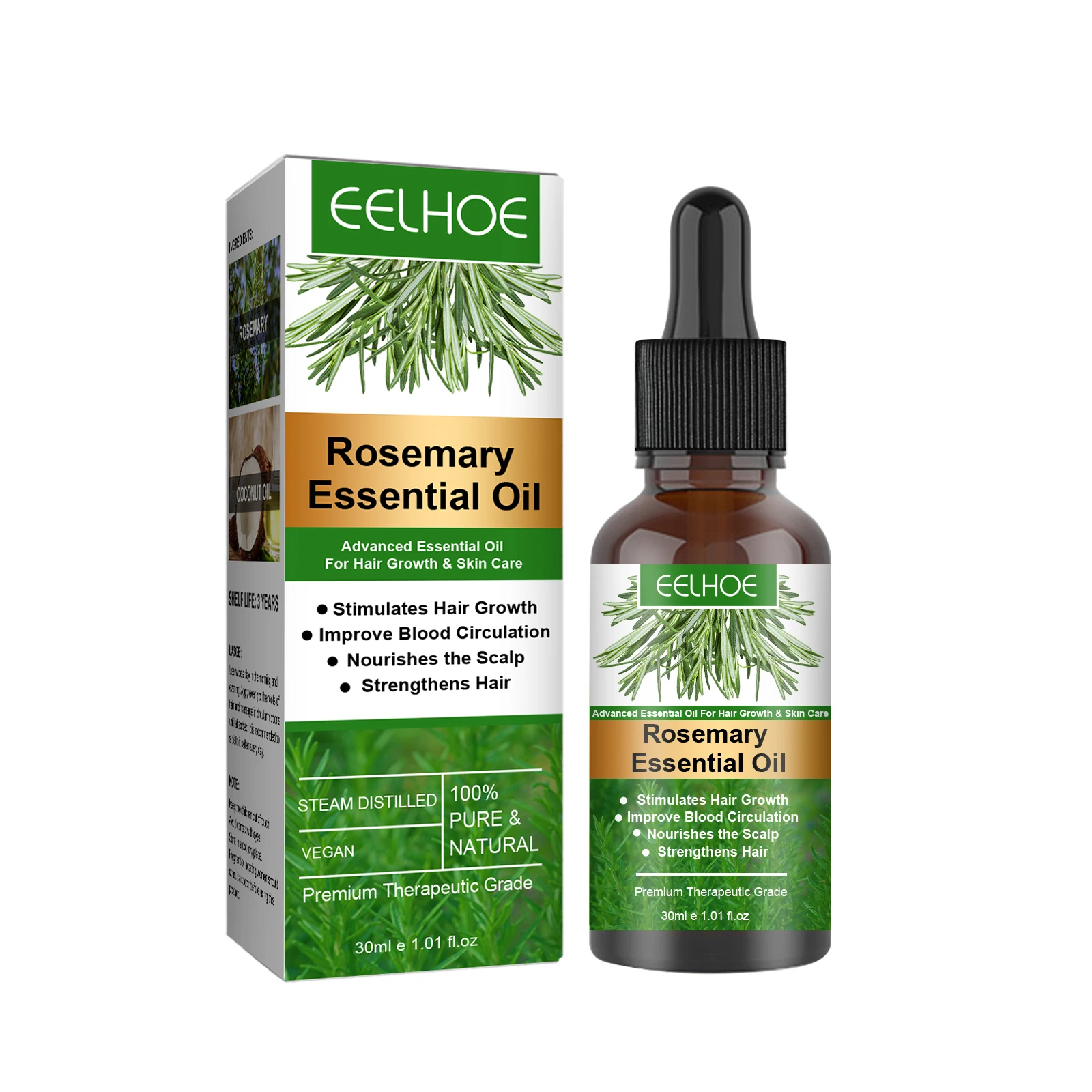private label organic treatment wild rosemary germinal hair growth oil serum east african secrets rapid for men women