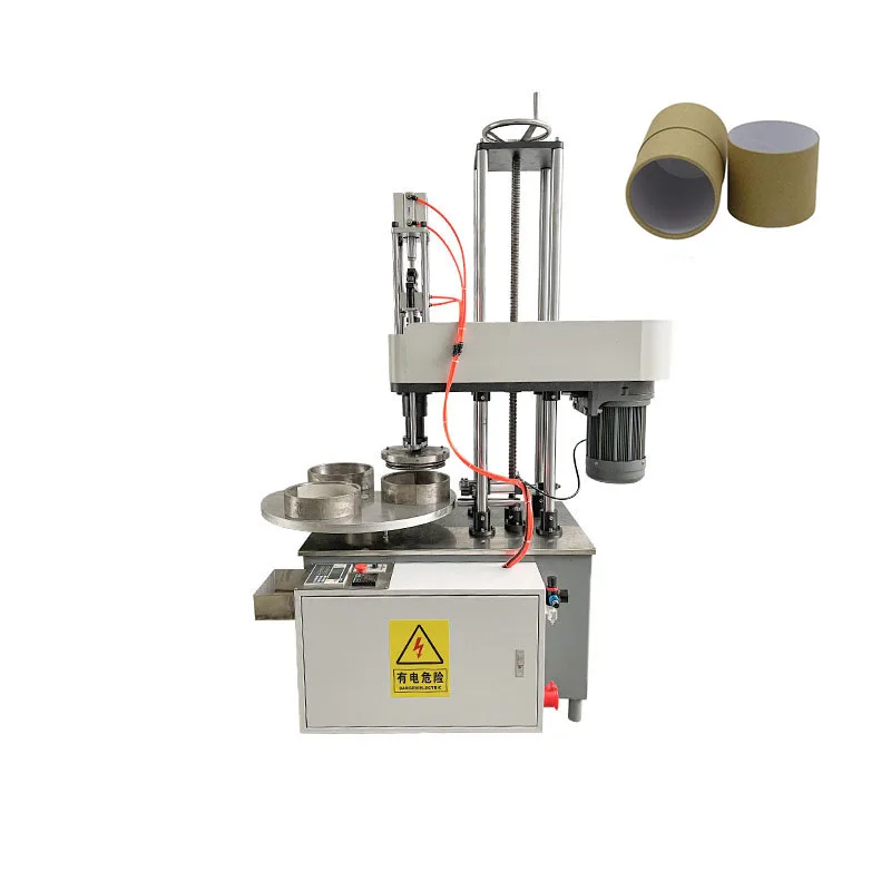 High quality Automatic winding small parallel paper core pipe tube making machine spiral paper tube curling machine