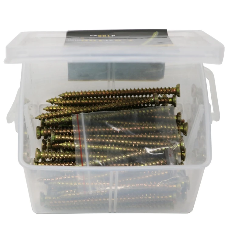 Construction Lag Screw Exterior Coated Torx Drive Heavy Duty Wood Screw