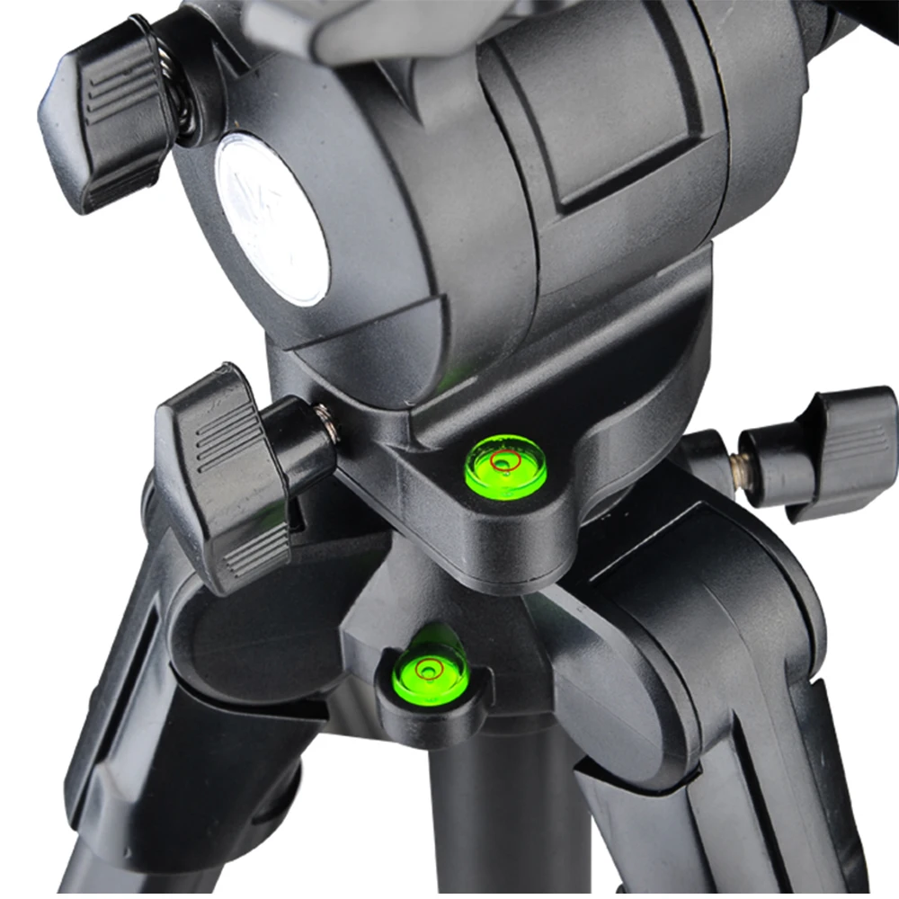 SLAMOE Multi function tripod with three dimensional yuntai bubble level UNC1/4 screw tripod for digital camera Gopro stand