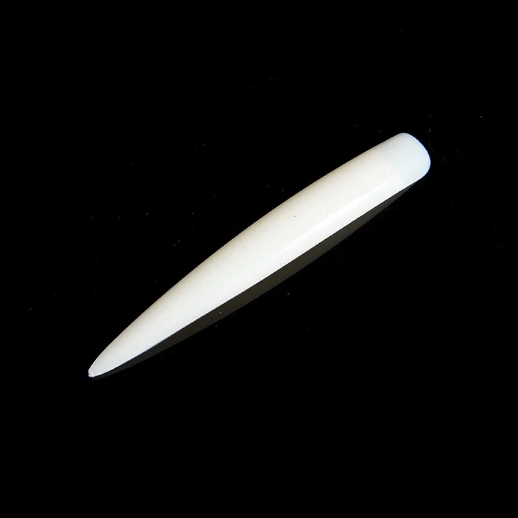 pedivac Thin Artificial finger Nail Tips False Nail Tips French Stiletto Nail Tips