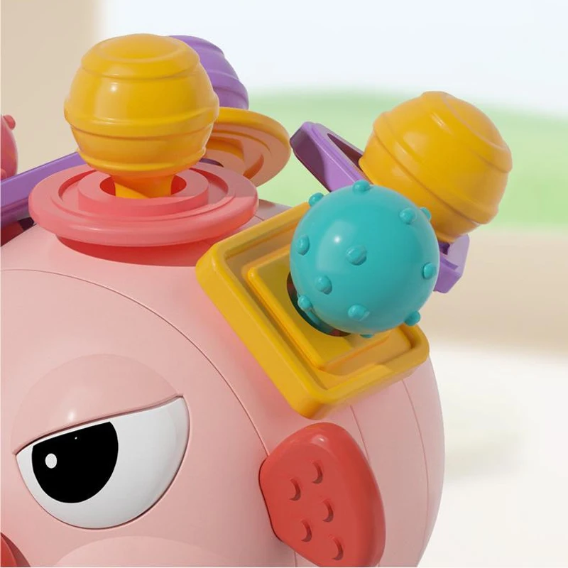 Konig Kids Cure Baby Twister Blowfish Baby Montessori Sensory Toys Hand Catch Puzzle Balls Educational Toys