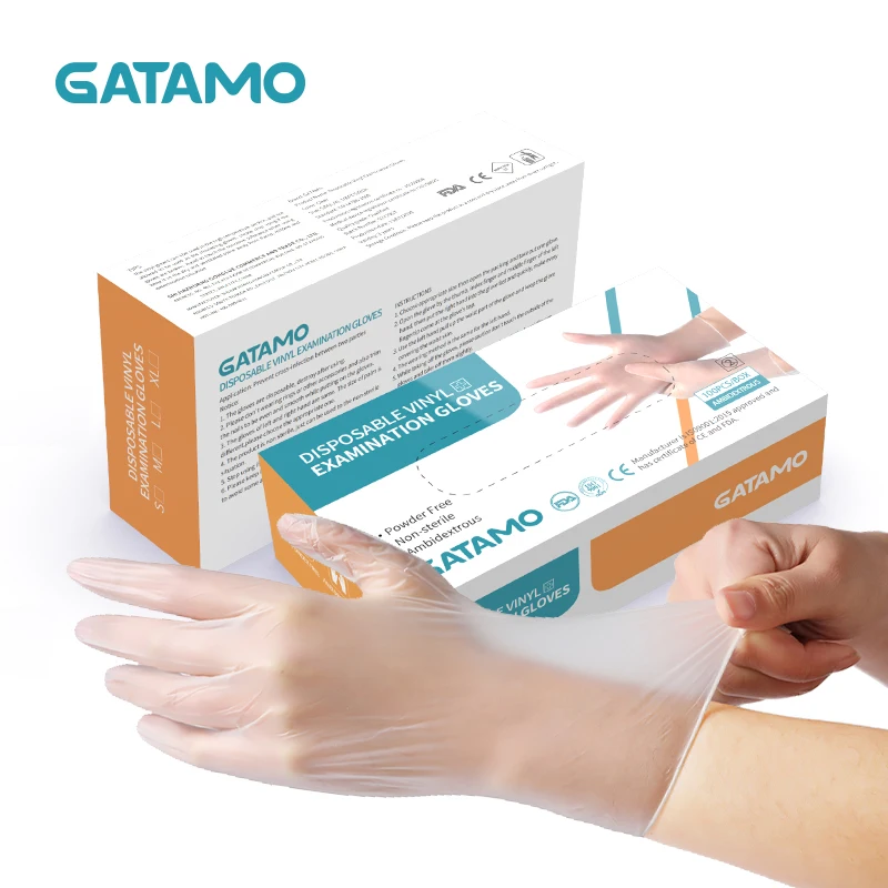 
Food Grade Vinyl Gloves Powder Free Gloves Vinyl Powder Free Examination 