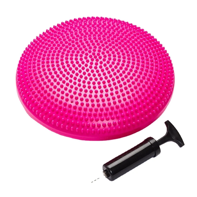 HOT selling PVC wobble balance massage yoga cushion disc