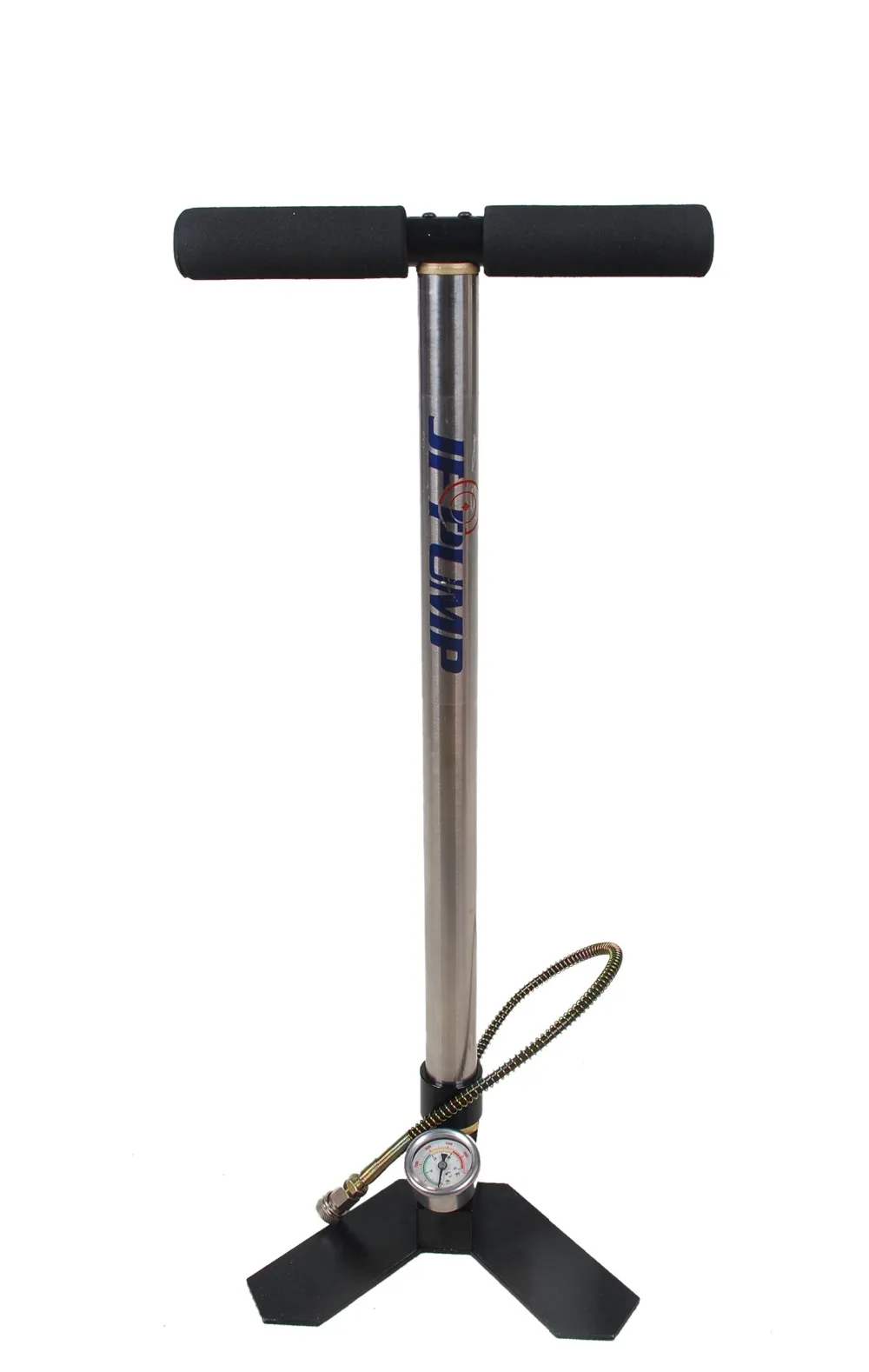 Stainless Steel Foldable air stirrup 4 stage hand compressor 4500psi 300bar high pressure pump pcp air pump for airrifle