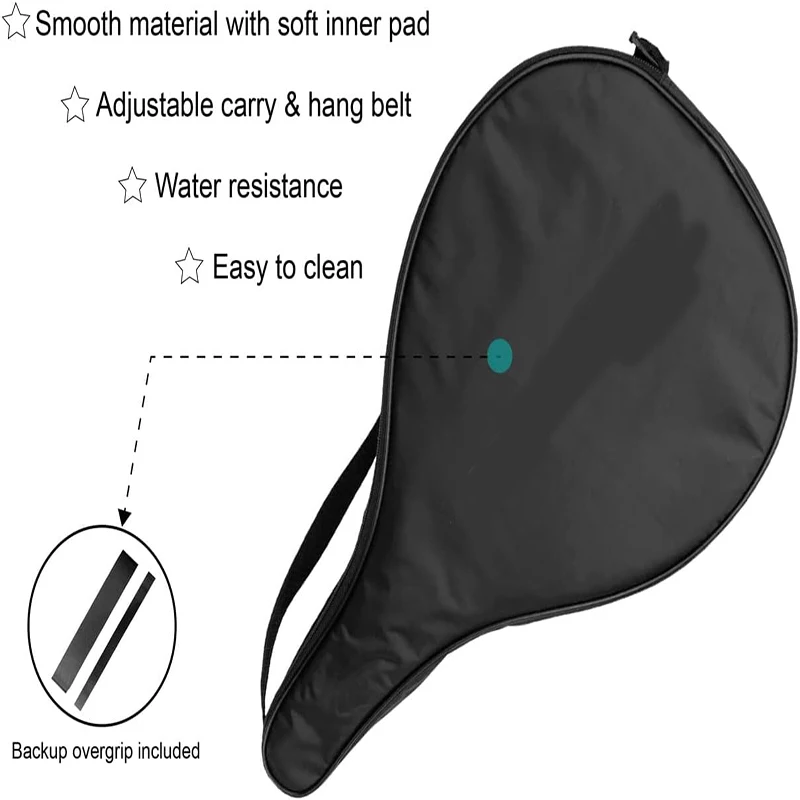 Practical Durable Soft Non Slip Top Quality Racket Carbon Fiber Power Lite Pop Tennis Paddle Paddleball Racquets